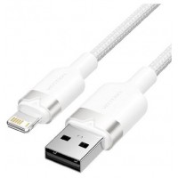 CABLE 2.0 USB A LIGHTNING TRENZADO 1 M BLANCO VENTION (Espera 4 dias)