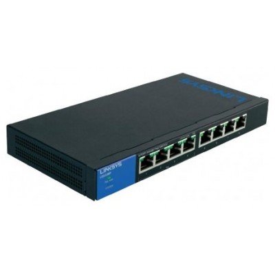 SWITCH GIGABIT PoE+ LINKSYS LGS108P-EU NO GESTIONABLE 