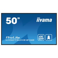 iiyama ProLite Pantalla plana para se&ntilde;alizaci&oacute;n digital 125,7 cm (49.5") LCD Wifi 500 cd / m&sup2; 4K Ultra HD Negro Procesador incorporado Android 11 24/7 (Espera 4 dias)