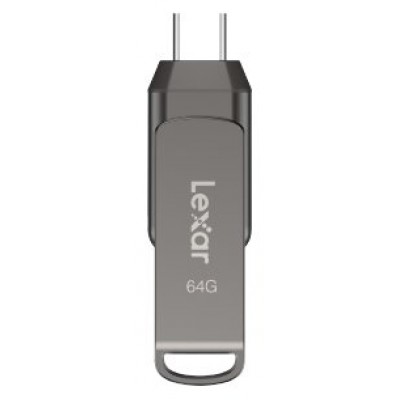 Lexar JumpDrive LJDD400064G-BNQNG unidad flash USB 64 GB USB Tipo C 3.2 Gen 1 (3.1 Gen 1) Gris (Espera 4 dias)