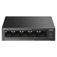 SWITCH GIGABIT DE SOBREMESA DE 5 PUERTOS CON 4 PUERTOS POE+