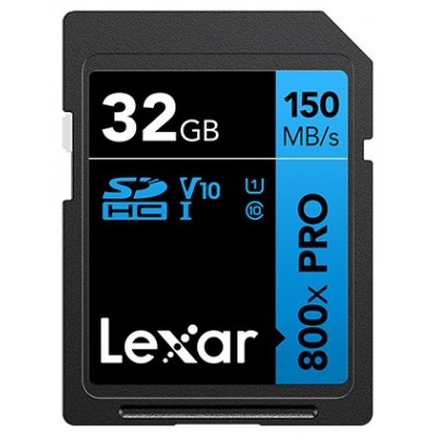 Lexar High-Performance 800xPRO 32 GB SDHC UHS-I Clase 10 (Espera 4 dias)