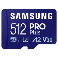 MEMORIA SD MICRO 512GB SAMSUNG SDXC PRO PLUS CLASE V30