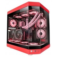 Caja Atx Semitorre Gaming Mars Gaming Mc3t Color Rojo