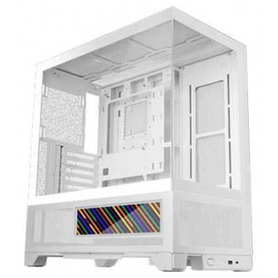 CAJA SEMITORRE ATX MC-LCDX PRO BLANCO MARS GAMING (Espera 4 dias)