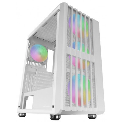 CAJA SEMITORRE ATX MC-VAULT ARGB BLANCO MARS GAMING (Espera 4 dias)