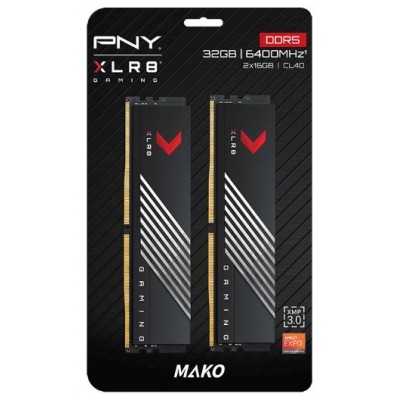 Ddr5 32gb 6400mhz Pny Xlr8 Gaming Mako Cl40 1.2v