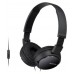 Headset Sony Mdr-zx110ap Diadema Plegable Color Negro