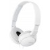 Headset Sony Mdr-zx110ap Diadema Plegable Color Blanco