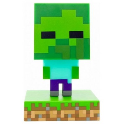 LÁMPARA ICONS ZOMBIE MINECRAFT 12 CM PALADONE REDSTRING PP6592MCFV2 (Espera 4 dias)