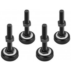 SET LANBERG 4 PATAS M10 PARA ARAMRIOS RACK