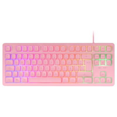 TECLADO H-MECH GAMING MARS GAMING MK023 COLOR ROSA