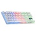 TECLADO MARS GAMING MK02 WHITE TAMANO COMPACTO TKL