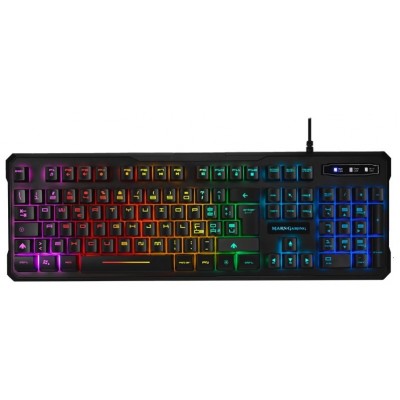 TECLADO EN ALEMAN HIBRIDO H-MECANICO RED MARS GAMING