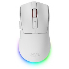 RATON OPTICO MMT3 RGB BLANCO MARS GAMING (Espera 4 dias)