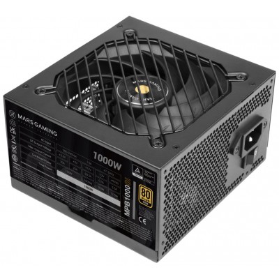FUENTE ALIM. 1000W SI 80+ MARS GAMING (Espera 4 dias)