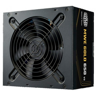 FUENTE ALIMENTACION COOLER MASTER MWE GOLD 650 V3 650W ATX 3.1 NON MODULLAR (MPE-6502-ACAAG-3BEU) (Espera 4 dias)
