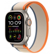 APPLE WATCH ULTRA 2 CAJA TITANIO GPS+CELL 49mm CORREA LOOP ORANGE/BEIGE TRAIL M (Espera 4 dias)