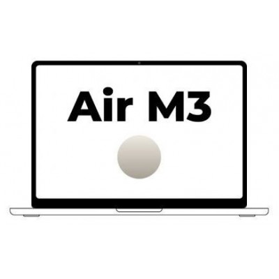 MACBOOK AIR APPLE 13"" M3 10CORE GPU STARLIGHT 512GB MRXU3Y/A (Espera 4 dias)