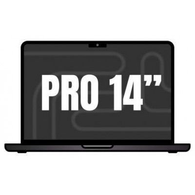 MACBOOK PRO APPLE 14"" M4 10CORE CPU+10CORE GPU 16GB 512GB SPACE BLACK (Espera 4 dias)