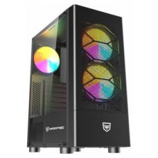 CAJA DE PC GAMING NFORTEC CAELUM SEMITORRE ATX RGB C. CAJA DE PC GAMING NFORTEC CAELUM SEMITORRE ATX RGB C.
