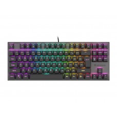 TECLADO GAMING GENESIS THOR 303 TKL RGB NEGRO MECANICO SWITCH OUTEMU ROJO