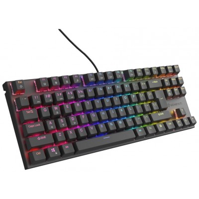 TECLADO GAMING GENESIS THOR 303 TKL RGB NEG MECANIC SWITCH PEACH SILEN HOT SWAP