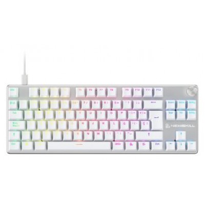 Newskill Gaming NS-KB-SERIKEV2-TKL-IVO teclado USB QWERTY Español Blanco (Espera 4 dias)