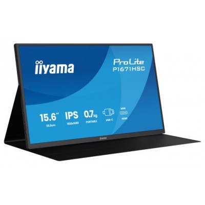 MONITOR IIYAMA IPS, PORTABLE, 2X C (VIDEO), 1XMHDMI (Espera 4 dias)