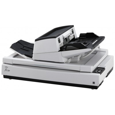 RICOH - FUJITSU Escaner fi-7700, Escaner de Produccion de Volumen Bajo LED USB 3.1 con ADF/plano, Duplex, A3, 80 ppm/160 ipm.