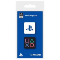 JUEGO DE PINES ESMALTADOS PLAYSTATION FORMAS PYRAMID PBE5607 (Espera 4 dias)