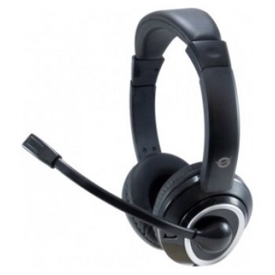 HEADSET CONCEPTRONIC POLONA  USB MICROFONO FLEXIBLE