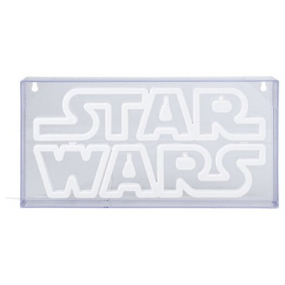 LÁMPARA LED ESTILO NEÓN LOGO STAR WARS 15 X 30 CM PALADONE REDSTRING PP13123SW (Espera 4 dias)