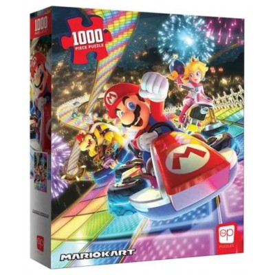 PUZZLE 1000 PIEZAS MARIO KART RAINBOW ROAD USAOPOLY REDSTRING PZ005-734-002200-06 (Espera 4 dias)