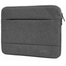 Celly Funda Portatil Sleeve hasta 13" Gris