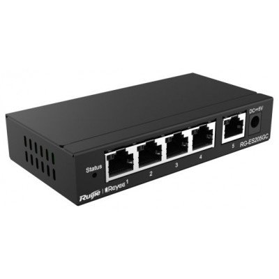 SWITCH RUIJIE REYEE RG-ES205GC 5-PORT 10/100 MBPS DESKTOP SWITCH