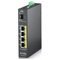 Zyxel RGS100-5P No administrado L2 Gigabit Ethernet (10/100/1000) Energía sobre Ethernet (PoE) Negro (Espera 4 dias)