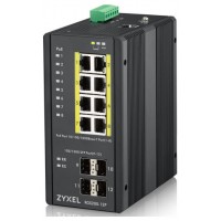 Zyxel RGS200-12P Gestionado L2 Gigabit Ethernet (10/100/1000) Energía sobre Ethernet (PoE) Negro (Espera 4 dias)