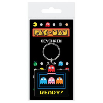 LLAVERO DE GOMA PAC-MAN PYRAMID REDSTRING RK39330C (Espera 4 dias)