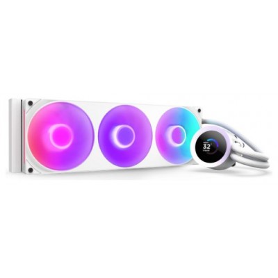 NZXT Kraken Plus 360 RGB Procesador Sistema de refrigeración líquida todo en uno Blanco 1 pieza(s) (Espera 4 dias)