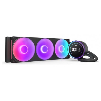 NZXT Kraken Elite 360 RGB Procesador Sistema de refrigeración líquida todo en uno 12 cm Negro 1 pieza(s) (Espera 4 dias)