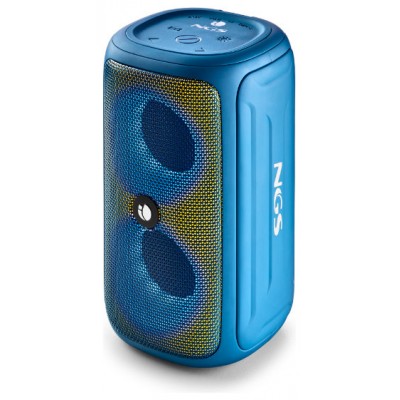 ALTAVOZ BLUETOOTH ROLLER BEAST RGB AZUL NGS (Espera 4 dias)