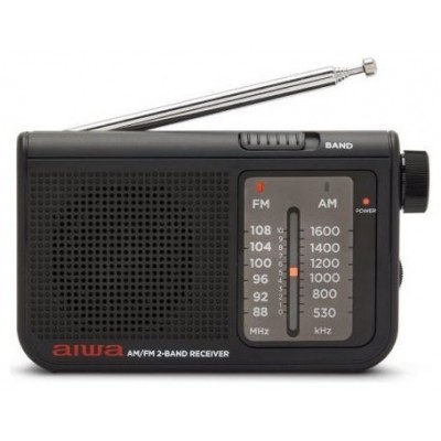 Radio Analogica Con Altavoz Aiwa Rs-55 Black