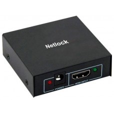 Netlock Splitter HDMI 4K/30Hz de 2 puertos mini