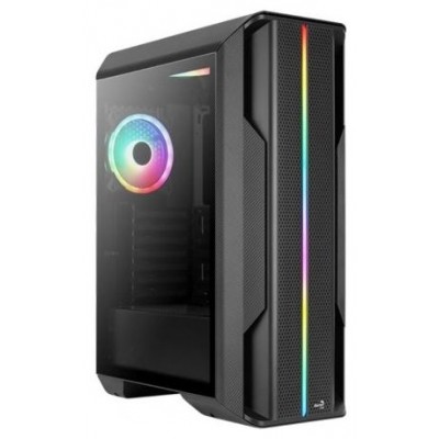 Caja Atx Semitorre Gaming Aerocool Splinter Black V1