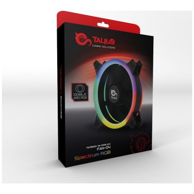 Talius ventilador caja FAN04 Spectrum 6 21,00 50,70 doble aro retail 12cm