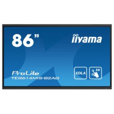 iiyama PROLITE TE8614MIS-B2AG Pantalla plana para señalización digital 2,17 m (85.6") Wifi 435 cd / m² 4K Ultra HD Negro Pantalla táctil Procesador incorporado Android 24/7 (Espera 4 dias)