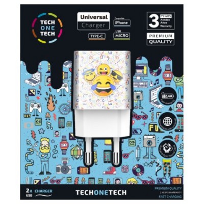 PENDRIVE TECH1TECH-CAR EMOJITECH SMILE