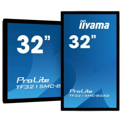 MONITOR IIYAMA OPENFRAME 32" TACTIL (TF3215MC-B2AG) 1920X1080/ 500CD /3000:1 /USO 24/7 / LANDS-PORTR / VGA/ HDMI /DP / USB-TOUCH/ 8MS/ VESA 200X200 /NEGRO (Espera 4 dias)
