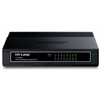 SWITCH 16 PUERTOS 10/100 TP-LINK SOBREMESA (Espera 4 dias)